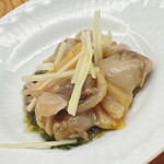 鮨おばな - 煮浅利。これは嬉しい