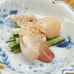 鮨おばな - 北寄貝の柱と紐