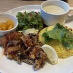 ガスト - アジアンフェア「アジアン風フライドチキン＆グリーンカレープレート」