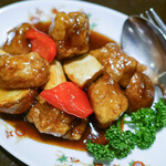 菜香新館 - 黒酢スブタ