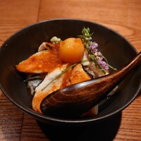 鳥さと 別邸 - ささみ、きんかんユッケ丼
