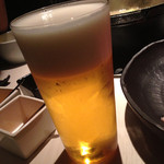 Gyuunabe Airon - 生ビール（プレモル）630円