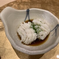 寿司赤酢・望月 - 鱧のしゃぶしゃぶ