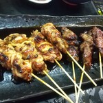 やきとり　柳仙 - 焼き鳥、カシラ タレ