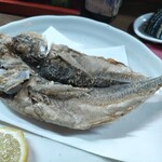 味の蔵どんつく - あじ開き唐揚げ