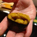 銀座 久兵衛 - 青森産ムラサキウニ