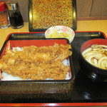 大盛庵 - 天丼　ミニうどんが付いてます