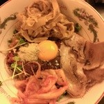 フスマにかけろ 中崎壱丁 中崎商店會1-6-18号ラーメン - 賢者のドライラーメン～味噌旨甘辛酸焼海老味～(2014/3)