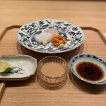 わたなべ - アオリイカ、干しガレイ、バフンウニ