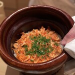 わたなべ - 桜海老と新生姜の土鍋ごはん