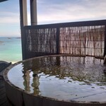 別邸 洛邑 - 海を眺めながら入る露天風呂は格別です！源泉かけ流しです！！