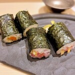 鮨と地酒 じょっぱり - とろたく，山ごぼう