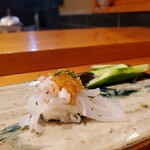 天寿し - 赤烏賊～雲丹、とびこ、胡麻