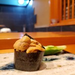 天寿し - 赤雲丹の軍艦