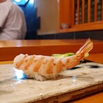 天寿し - 車海老～半茹で