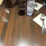 IVO ホームズパスタ 新宿店 - パスタが配膳される前のドリンクポジション