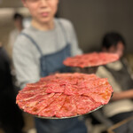 焼肉ホルモン 風土. - 和牛赤身盛り合わせ（写真投稿承諾済み）