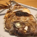 こころや - 真鯛カマ塩焼きアップ