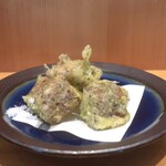 こころや - 長芋の磯部天ぷら