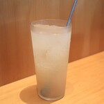 こころや - あらごしももソーダ割り