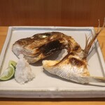こころや - 真鯛カマ塩焼き