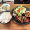 BAR つちのこ - ハラミステーキランチご飯大盛り（税込900円）