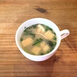 BAR つちのこ - 味噌汁