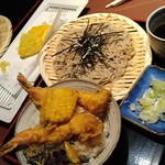 みなみ庵 - ざるそばとミニ天丼セット