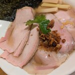 なにわ麺次郎 然 - 黄金貝ラーメン・特製