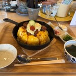 やすまるごはんカフェ - ハントンライス　大　白身フライ