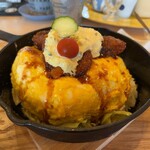 やすまるごはんカフェ - ハントン　白身フライ　拡大