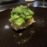 エノテカ・ラ・リコルマ - 北斗市上磯産穴子のフリット　キュウリとハジル