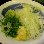 佐藤養助 - 薬味（しょうが、わさび、ねぎ、しそ）