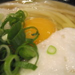 うどん 丸香 - 月見山のアップ