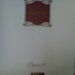 銀座 レカン - 季節のデセールメニュー（表紙）