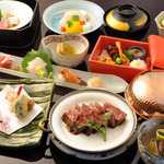 日本料理　弓張月 - 神戸ビーフの網焼き付特別会席（イメージ）