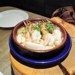 ミアスタンド - エビといろいろきのこのアヒージョ