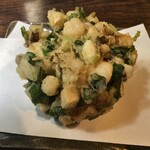 そば遊歩 - 掻き揚げ