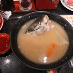 ぐるめ亭 - アラ汁：ブリの目玉や頭入