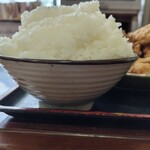 おとも苑 食堂 - 横から見るとマンガ飯