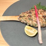 あじふらい てしお - 焼きなめろう