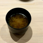 鮨 西崎 - もう、大好きすぎるお味噌汁♪