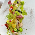 naturam kazuya sugiura - 前菜　天然真鯛の昆布締め