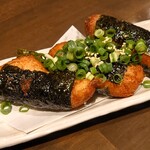 飲んべぇ食堂 らくだ屋 - 紅生姜ととろろの磯辺揚げ