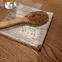 自家製粉石臼挽きうどん 青空blue 本店 - この焼き味噌が美味しかった