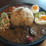 勝山屋 - あいがけカレー