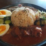勝山屋 - あいがけカレー