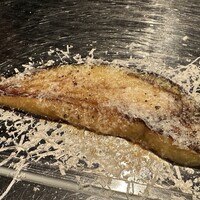 くずし鉄板 あばぐら 神田店 - 絹皮茄子　パルミジャーノチーズ
