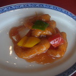 ホテルオークラレストラン新宿 中国料理 桃里 - 海老の甘酢和え