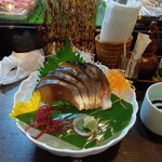 イサバのかっちゃの店　肴町のらぷらざ亭 - トロサバ刺身